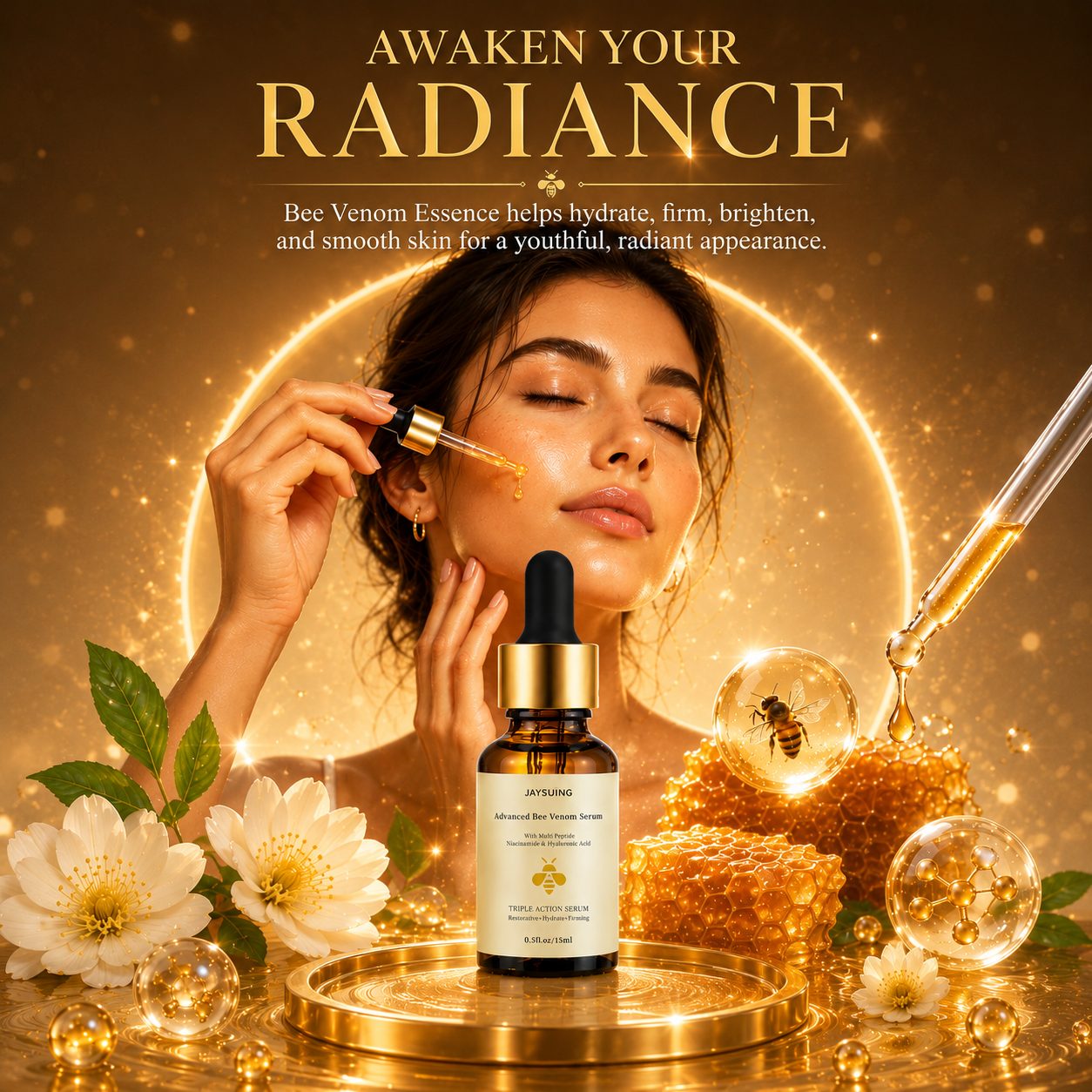 Jayswing Bee Venom Light Line Repair Dark, Moisturizing And Firming Skin